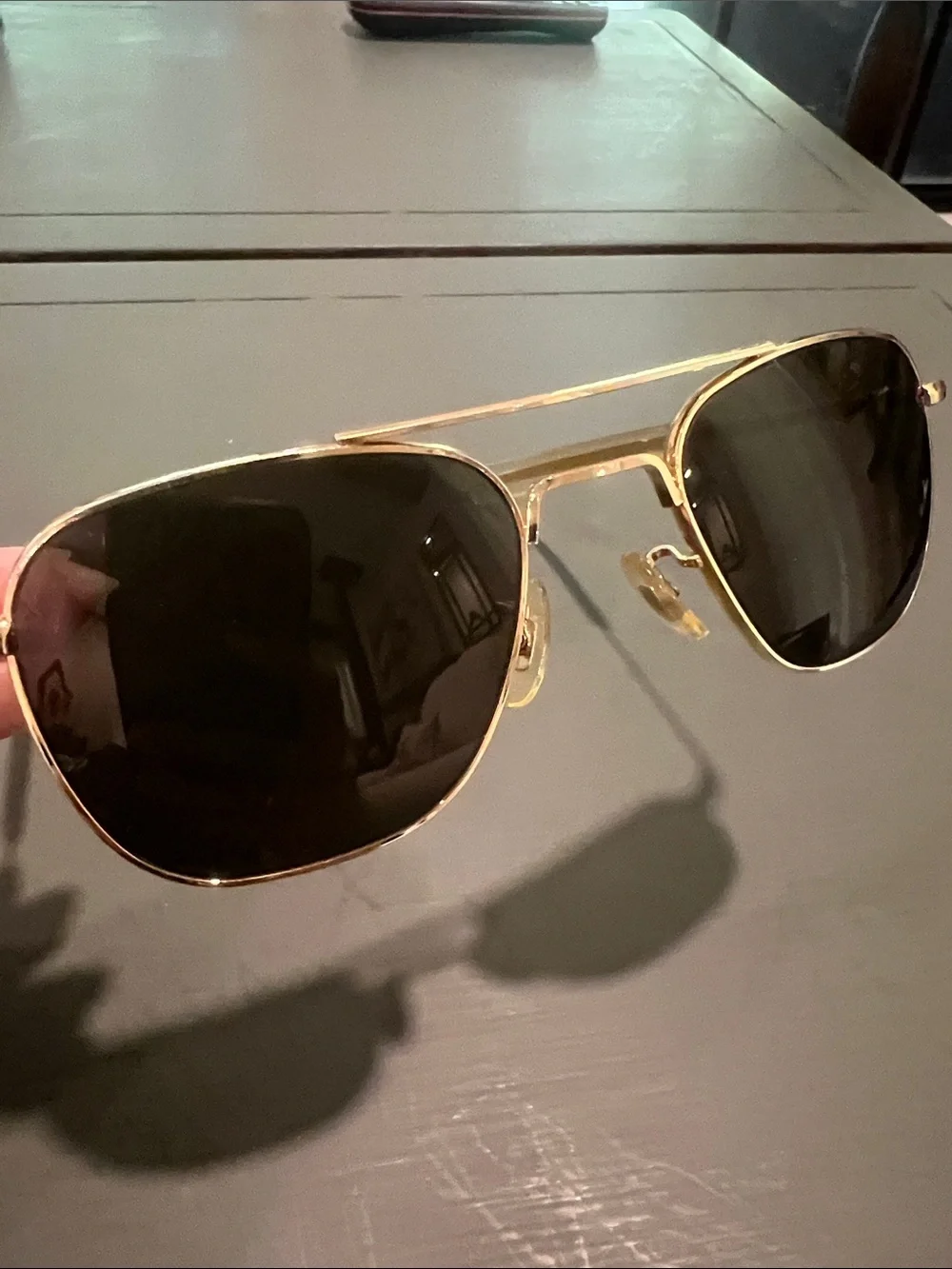 American Optical Vintage Pilot / Aviator Sunglasses